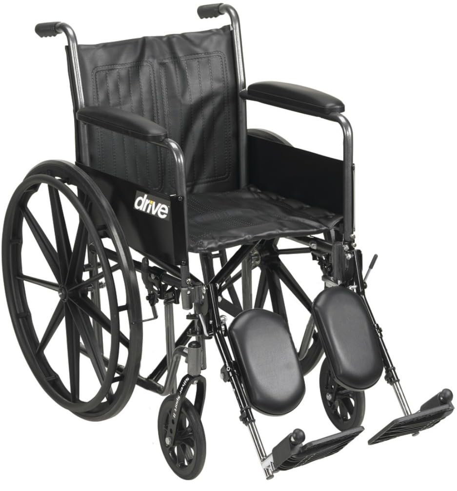 Foto 2 pulgar | Silla De Ruedas Drive Medical Ssp218dfa-elr Silver Sport 2 46 Cm - Venta Internacional.