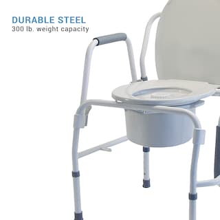 Foto 3 | Cómoda De Cabecera Lumex 3 En 1 Con Brazo Abatible Y Asiento De Inodoro Elevado - Venta Internacional.
