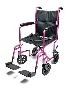 Foto 1 | Silla De Ruedas De Transporte Lumex Everest & Jennings 19'' Rosa - Venta Internacional.