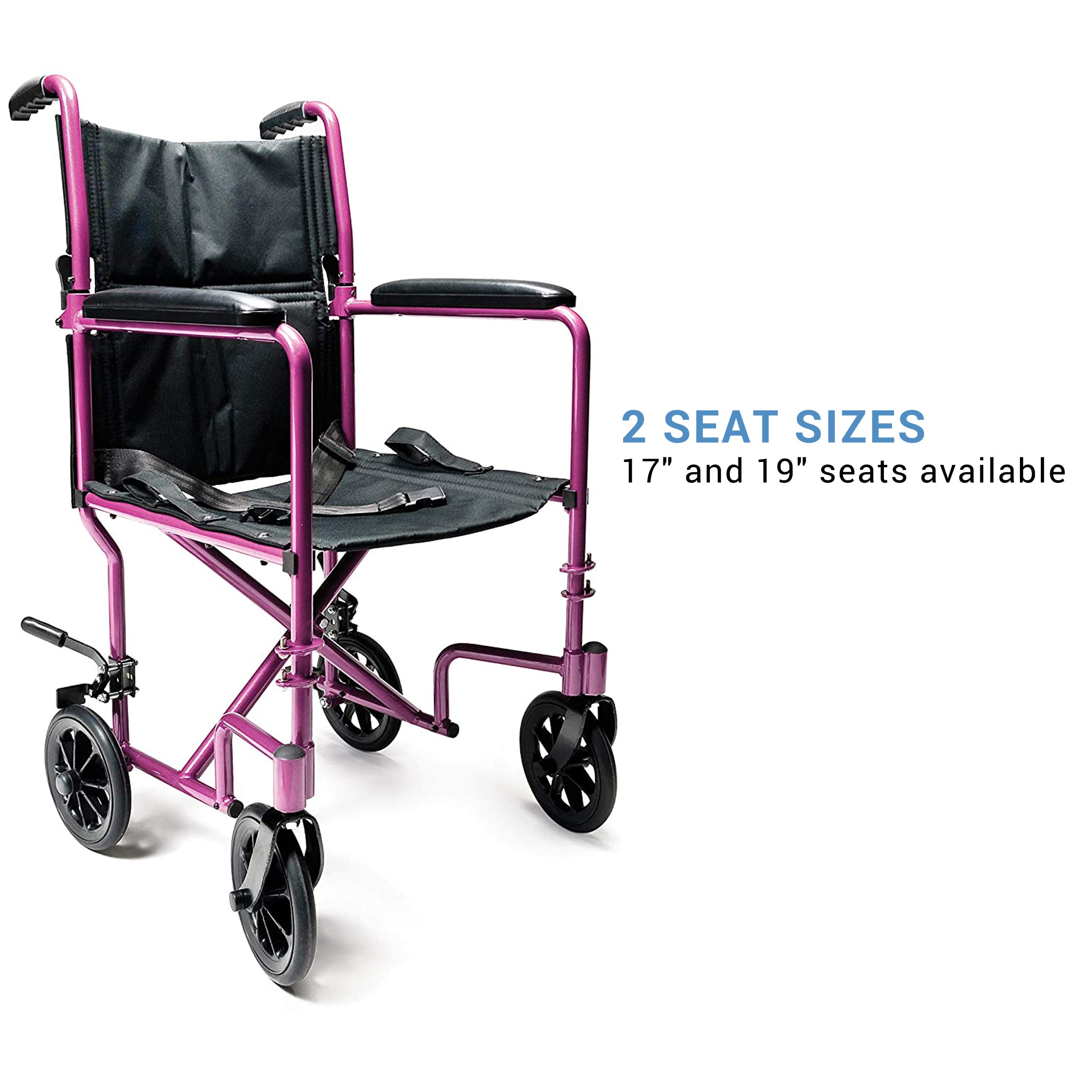 Foto 3 pulgar | Silla De Ruedas De Transporte Lumex Everest & Jennings 19'' Rosa - Venta Internacional.