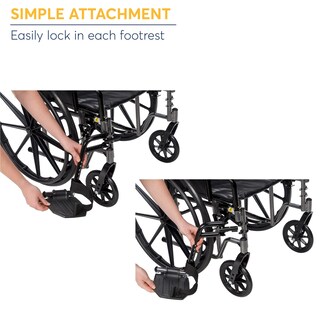 Foto 3 | Reposapiés Swing Away Drive Medical Stdsf-tf Negros - Venta Internacional.