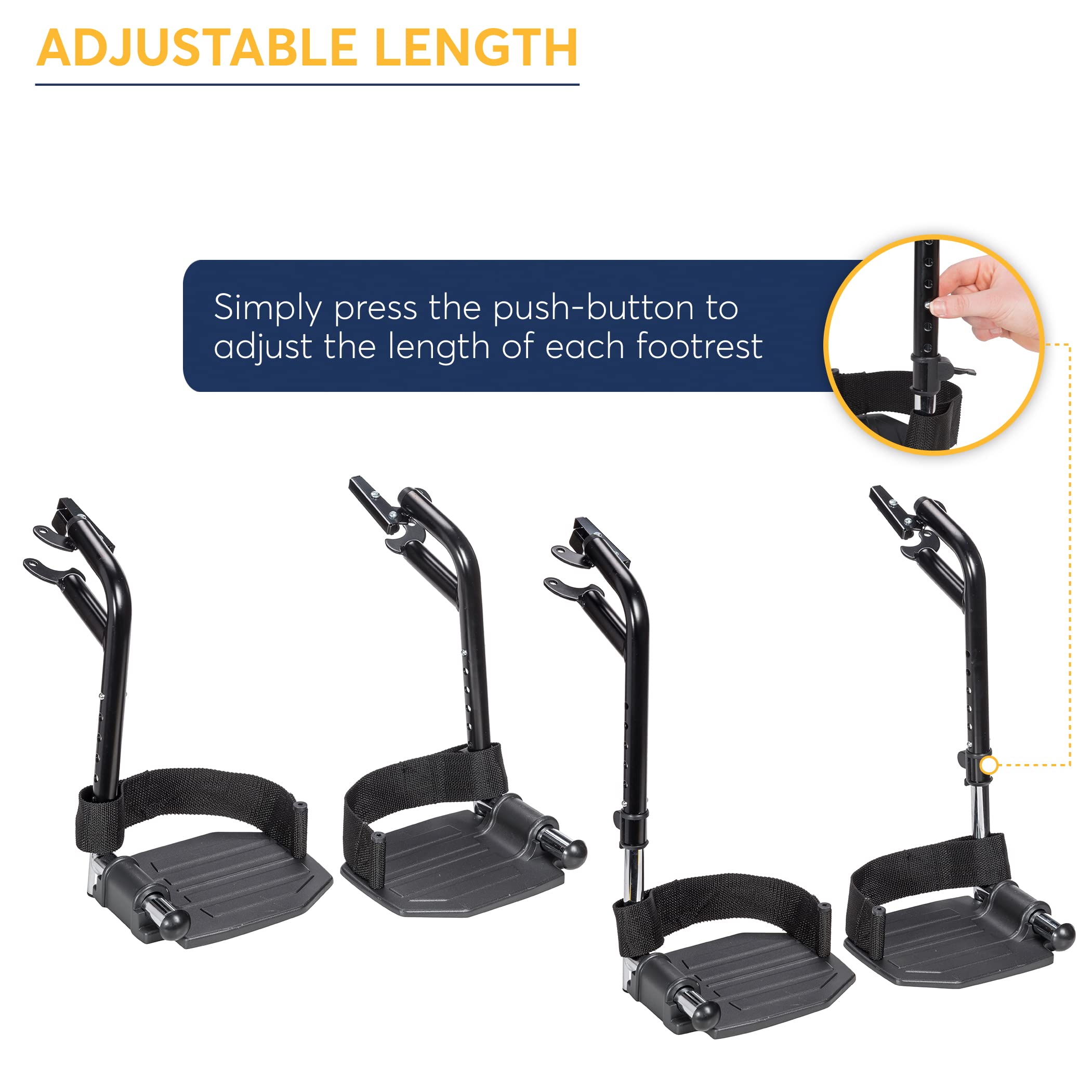 Foto 4 | Reposapiés Swing Away Drive Medical Stdsf-tf Negros - Venta Internacional.