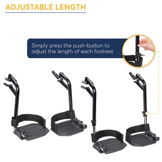 Foto 4 | Reposapiés Swing Away Drive Medical Stdsf-tf Negros - Venta Internacional.