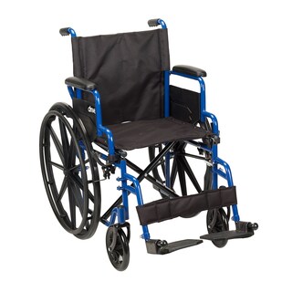 Foto 1 | Asiento Ligero De 18 Pulgadas Medical Blue Streak Para Silla De Ruedas - Venta Internacional.