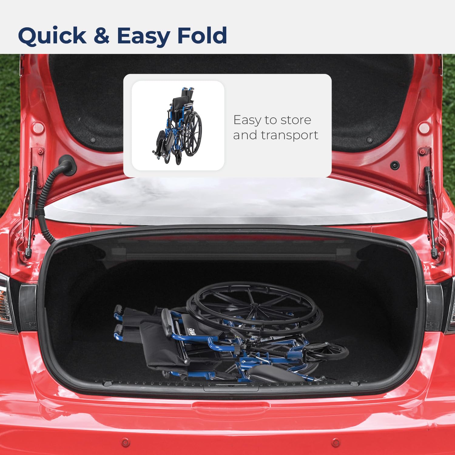 Foto 7 | Brazos De Escritorio Abatibles Para Silla De Ruedas Medical Blue Streak - Venta Internacional.