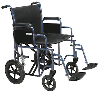 Foto 1 | Silla De Ruedas Transport Drive Medical Btr22-b Bariatric Blue - Venta Internacional.
