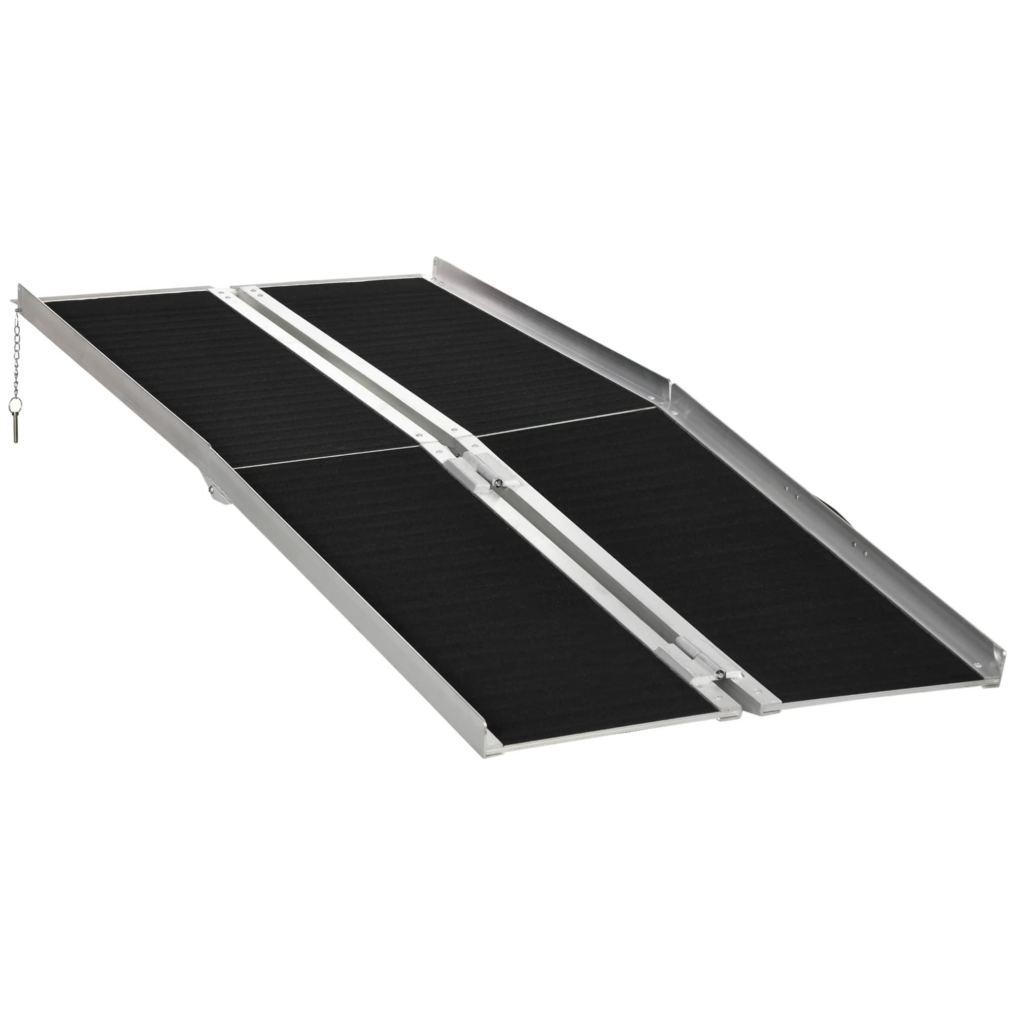 Foto 2 pulgar | Rampa Para Silla De Ruedas Homcom Plegable De Aluminio De 6 Pies Y 270 Kg De Capacidad - Venta Internacional.