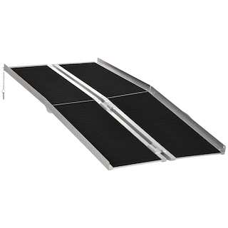 Foto 1 | Rampa Para Silla De Ruedas Homcom Plegable De Aluminio De 6 Pies Y 270 Kg De Capacidad - Venta Internacional.