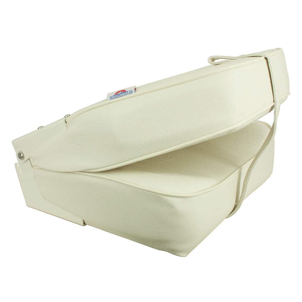Foto 6 pulgar | Asiento De Autocar Springfield Marine Plegable Con Respaldo Alto, Blanco - Venta Internacional.