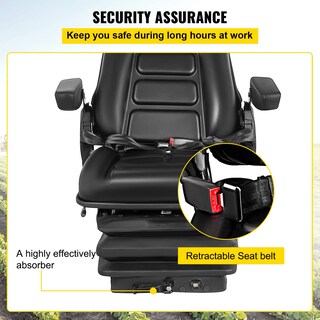 Foto 4 | Asiento Con Suspensión Vevor, Respaldo Ajustable, Reposacabezas, Reposabrazos - Venta Internacional.