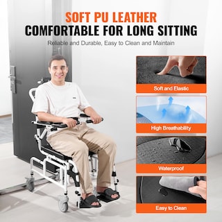 Foto 4 | Silla De Ruedas De Ducha Vevor De Aleación De Aluminio De 17.5 Pulgadas Para Ducha - Venta Internacional.