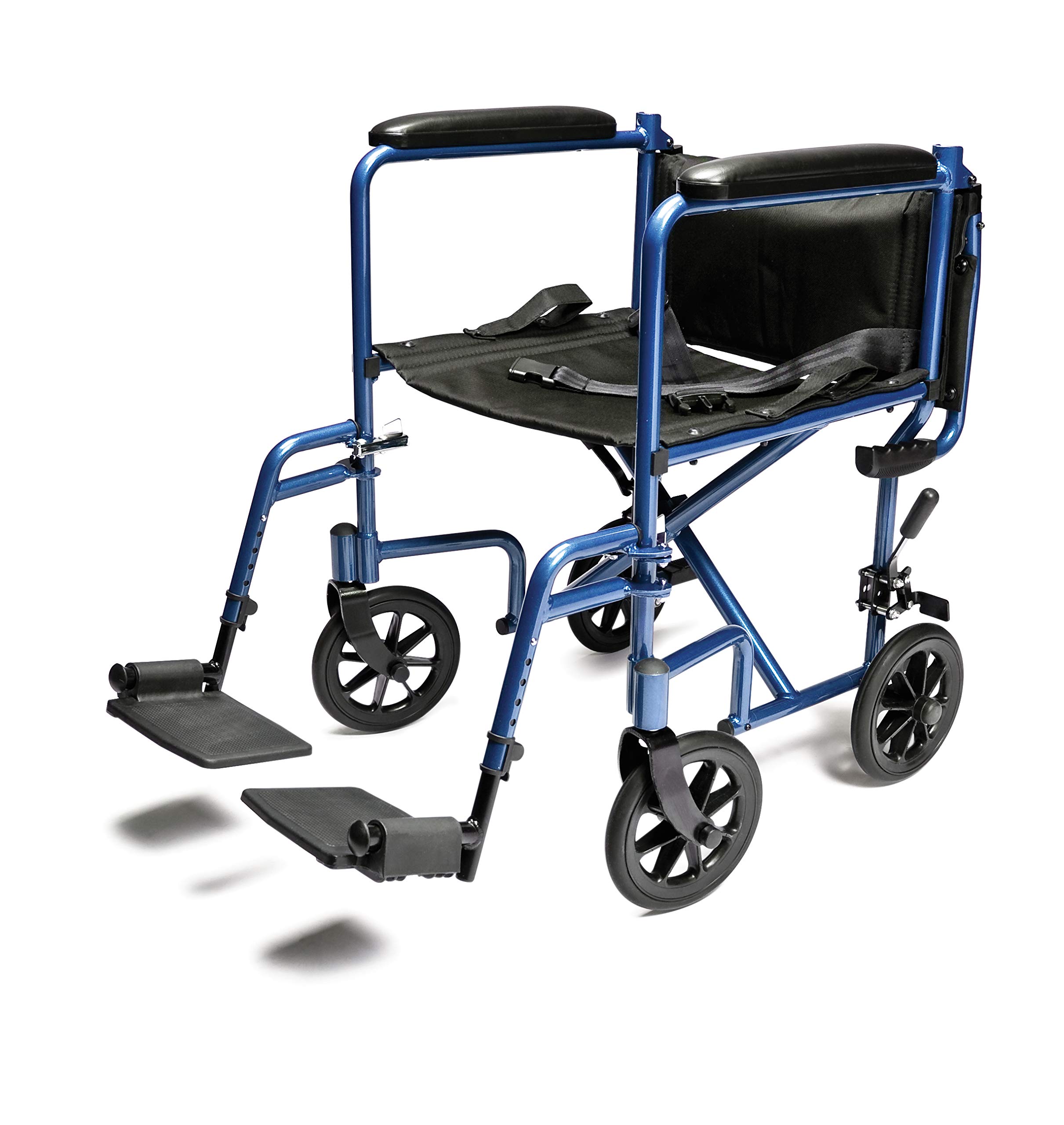Foto 6 pulgar | Silla De Ruedas De Transporte Lumex Everest & Jennings, Asiento De 19 Pulgadas, Azul - Venta Internacional.