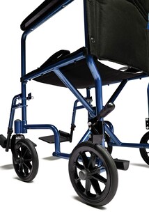 Foto 6 | Silla De Ruedas De Transporte Lumex Everest & Jennings, Asiento De 19 Pulgadas, Azul - Venta Internacional.
