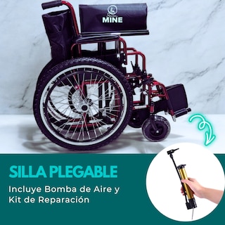 Foto 5 | Silla de Ruedas SC Super Confort Todoterreno Incluye Bomba de Aire y Kit de Reparación