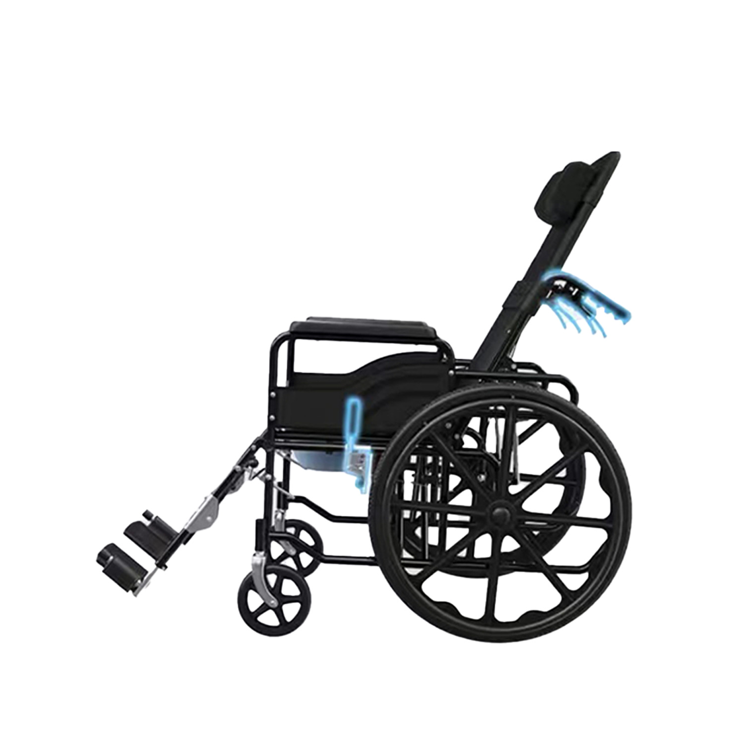 Foto 2 pulgar | Silla de Ruedas Andafacil Reclinable para Adultos Mayores