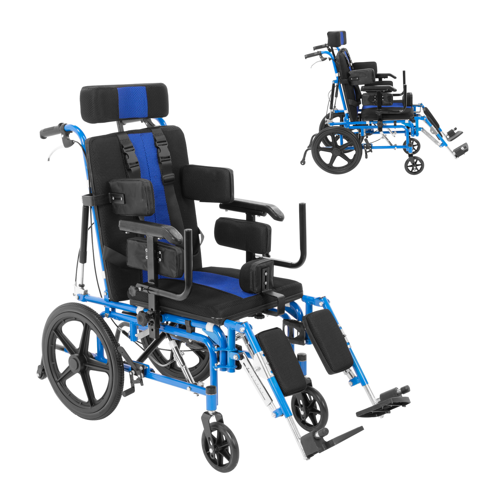 Foto 1 | Onof Silla De Ruedas Reclinable Pci Infantil Paralisis