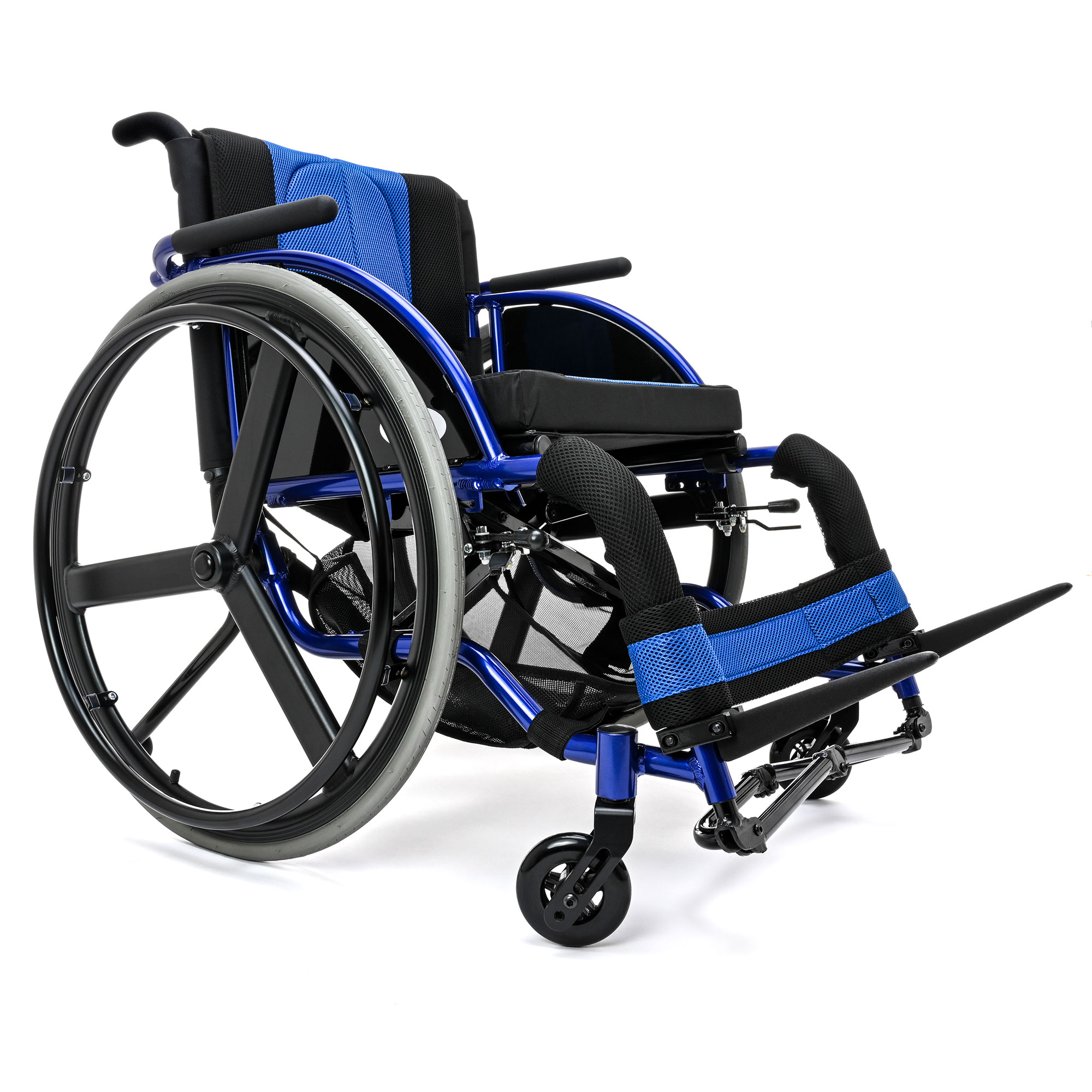 Silla de Ruedas Hilphy Medical Hil723-36 Azul de Aluminio