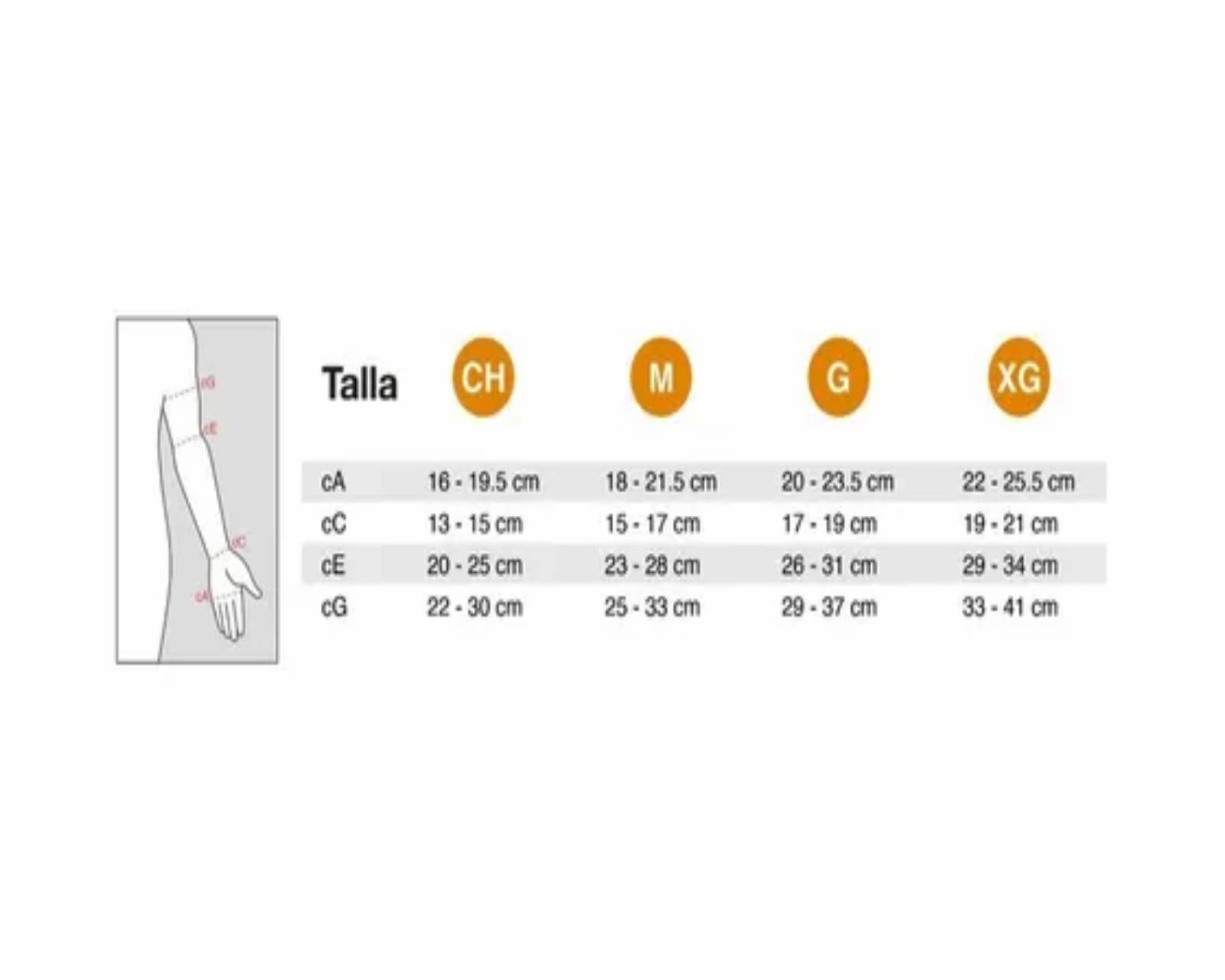 Foto 3 pulgar | Manga para Linfedema Ortho Dynamics  15 -20 Mmhg Larga con Cinta talla Chica