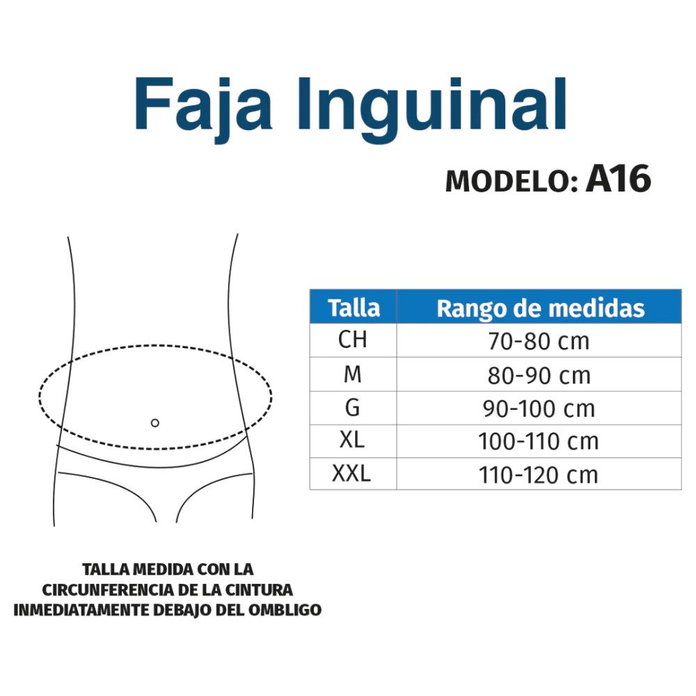 Foto 7 pulgar | Faja Cinturón Control Hernia Inguinal Correas Tynor A16