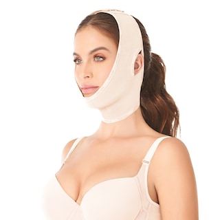 Foto 1 | Mentonera Postoperatoria Broches Mujer Color Beige