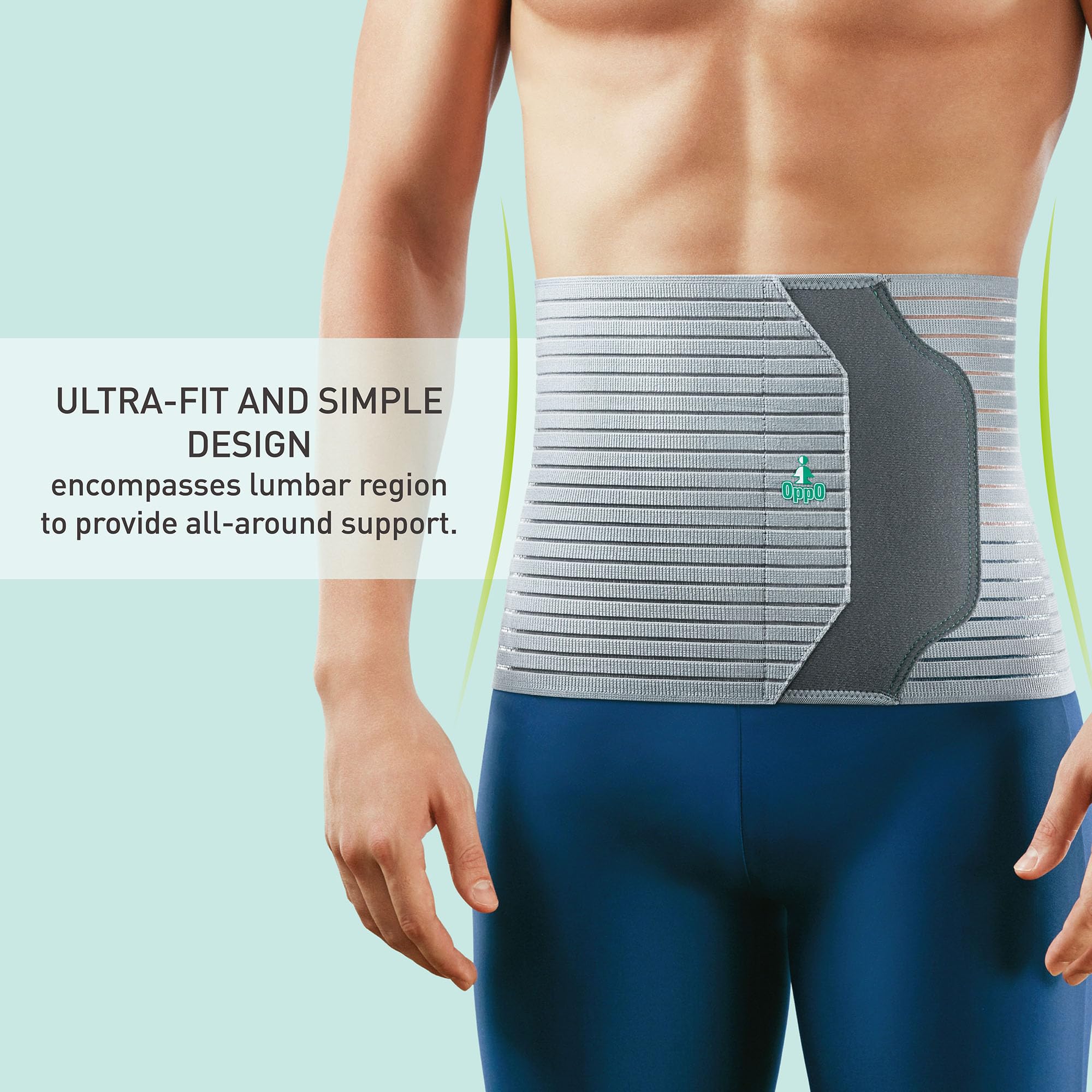 Foto 2 | Carpeta Abdominal Oppo 2360 Transpirable Posparto Gris Xxl - Venta Internacional.