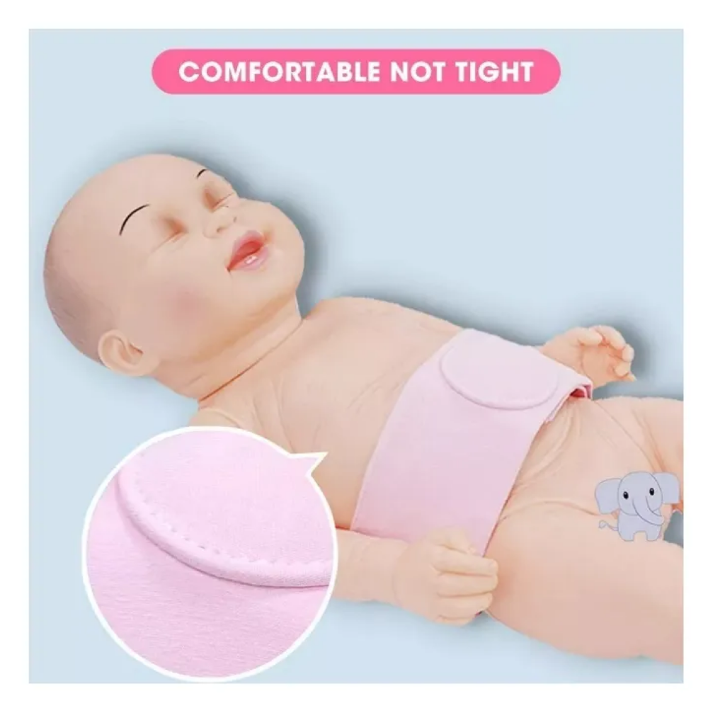 Foto 2 | 2 Pcs Cinturones De Hernia Tratamiento Umbilical Para Bebé Belug, Rosa