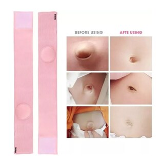 Foto 3 | 2 Pcs Cinturones De Hernia Tratamiento Umbilical Para Bebé Belug, Rosa