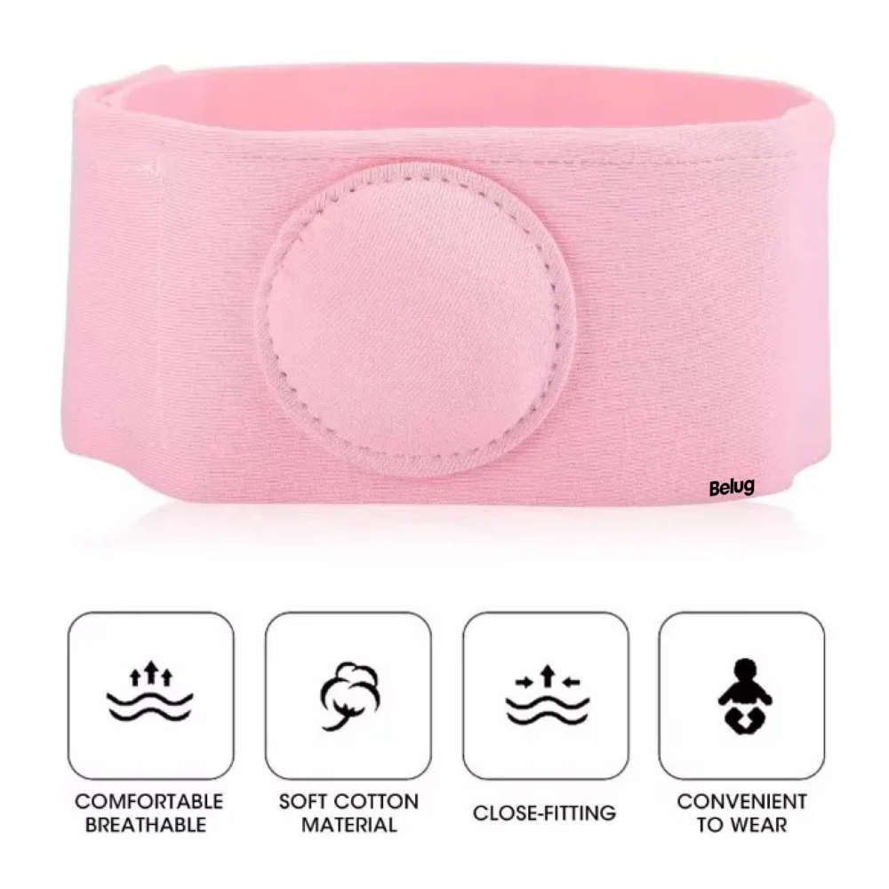Foto 6 pulgar | 2 Pcs Cinturones De Hernia Tratamiento Umbilical Para Bebé Belug, Rosa