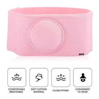 Foto 5 | 2 Pcs Cinturones De Hernia Tratamiento Umbilical Para Bebé Belug, Rosa