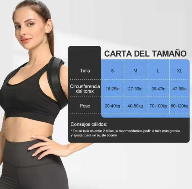 Foto 2 | Faja Postural Ajustable Xtellar – Mejora Tu Postura Y Salud Con Confort