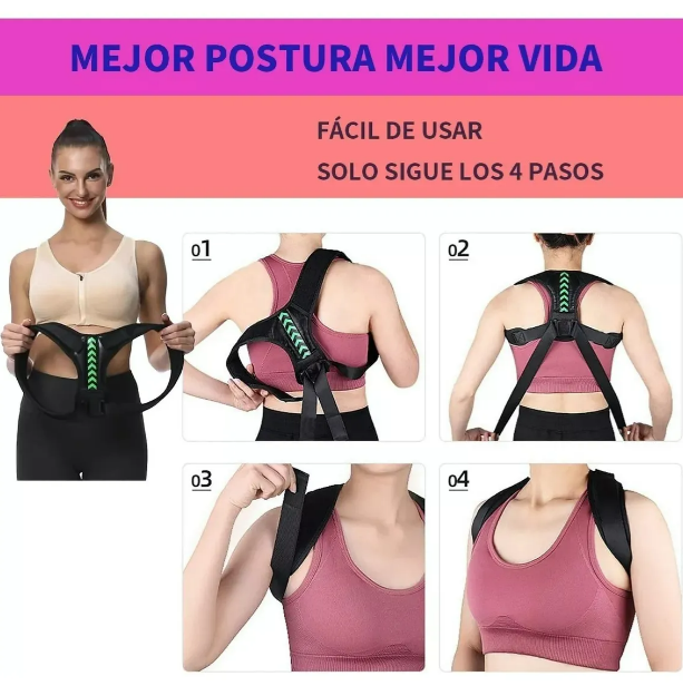 Foto 5 pulgar | Faja Postural Ajustable Xtellar – Mejora Tu Postura Y Salud Con Confort