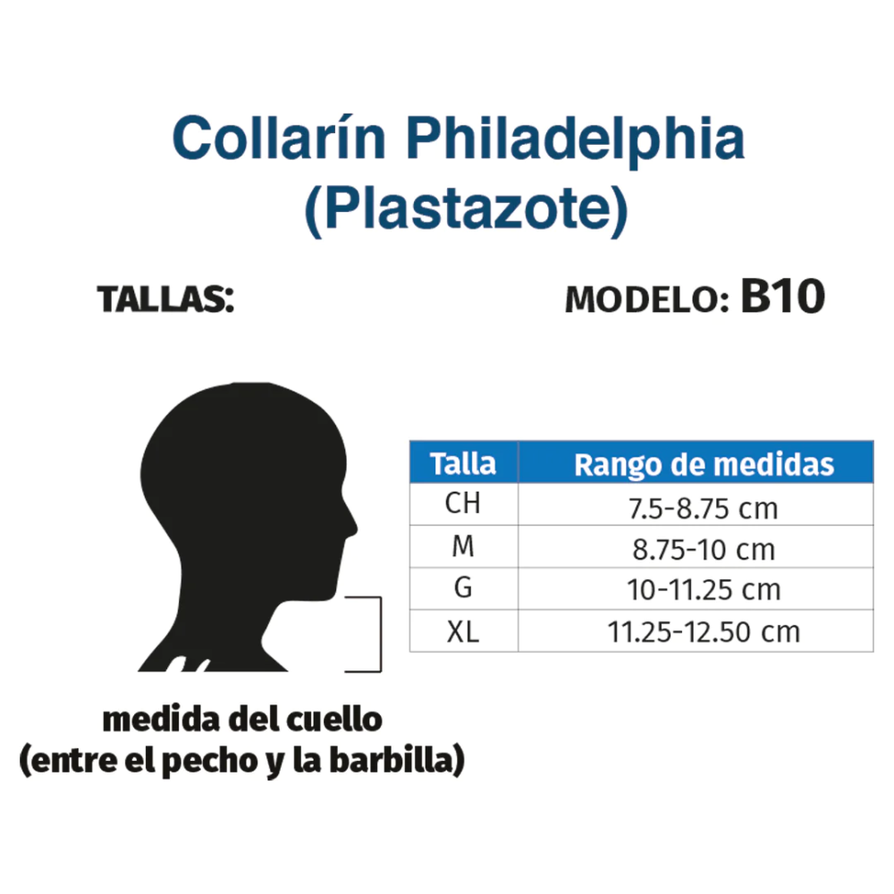 Foto 5 | Collarín Cervical Tynor B10 color Beige Philadelphia Plastazote Diabetes