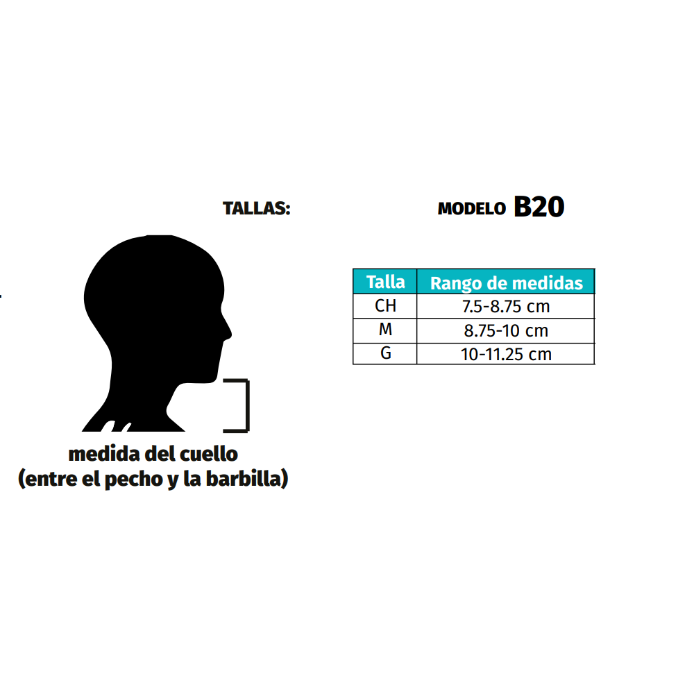 Foto 5 | Collarín Cervical Tynor B20 color Blanco Thomas con Soporte Barbilla