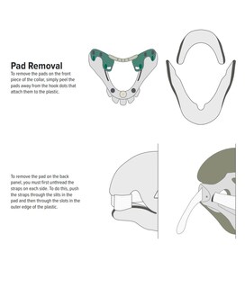 Foto 5 | Almohadillas De Repuesto Para Cuello Cervical Aspen Vista Que Absorben La Humedad - Venta Internacional.