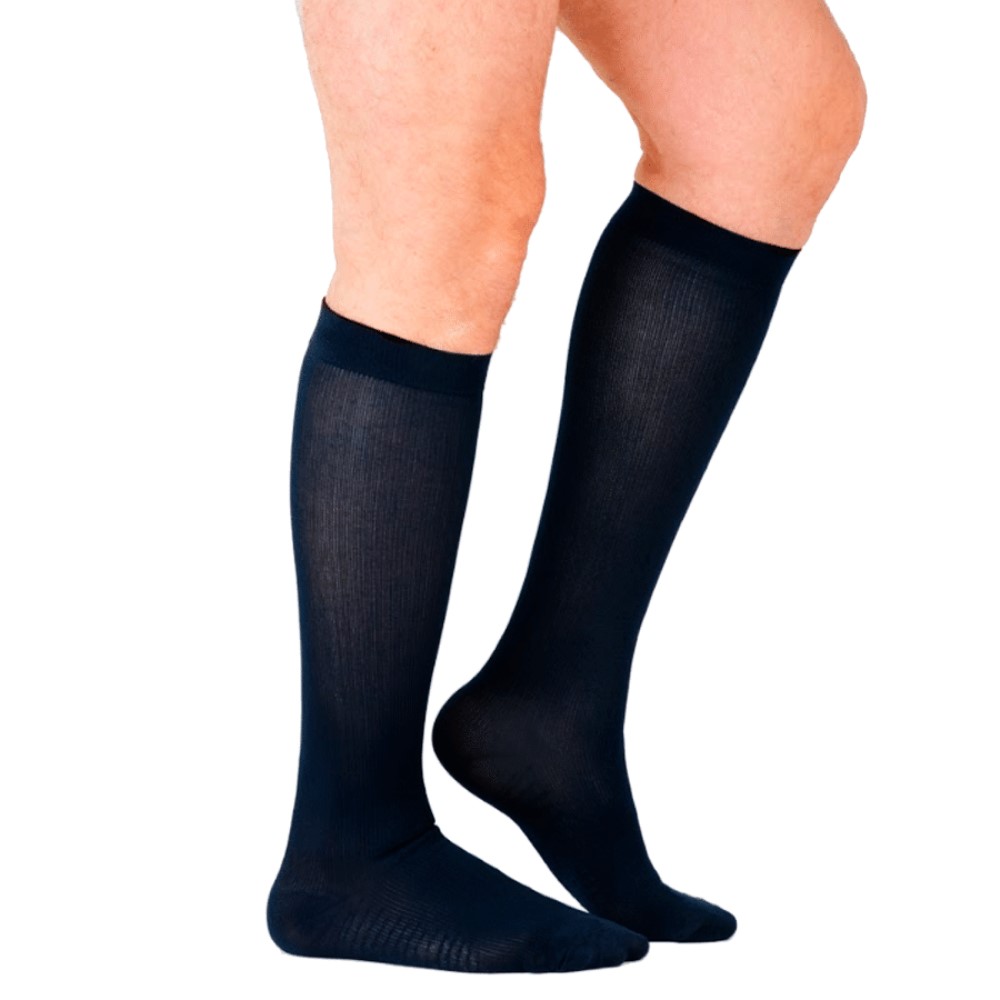 Calcetines Baja Compresión Mmhg Medivaric 3313 color Azul para Hombre