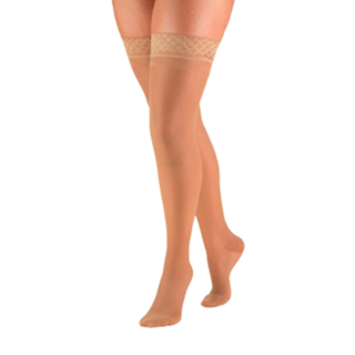 Foto 1 | Media Al Muslo Transparente Variactiv Moderada Compresión 15-20 Mmhg Color Beige Gd