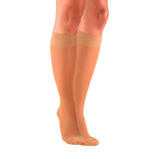 Foto 1 | Media A La Rodilla Tobimedia Sin Punta Transparente Variactiv Moderada Compresión 15-20 Mmhg Color Nude Xg