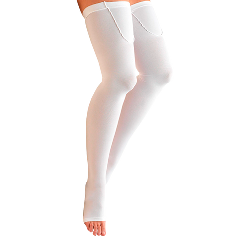 Media Al Muslo Antiembolica Variactiv 18 Mmhg Color Blanco Ch