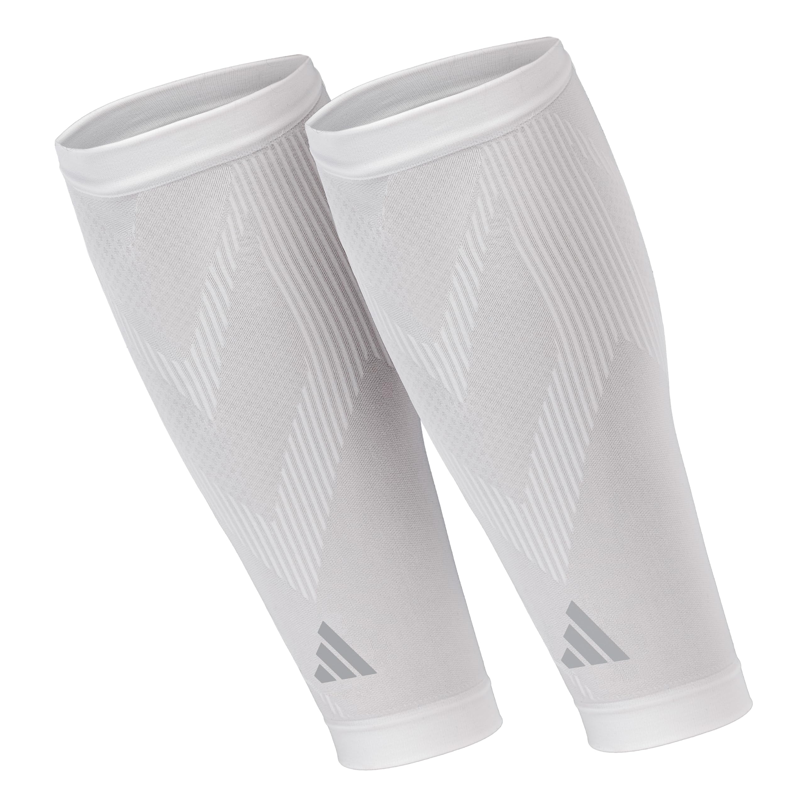 Foto 1 | Par De Mangas De Compresión Para Pantorrillas Adidas Unisex Blancas S/m - Venta Internacional.
