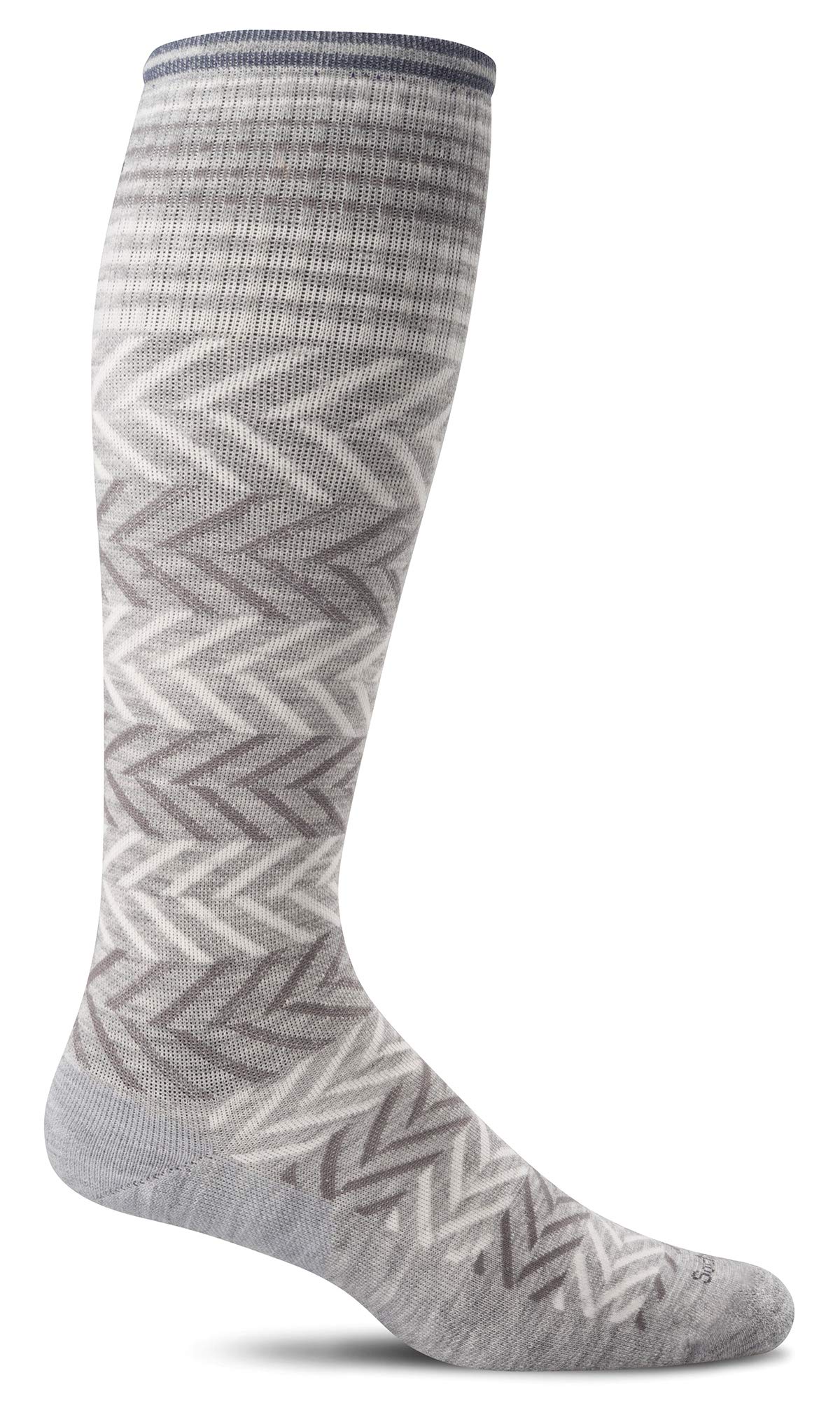 Foto 1 | Calcetín De Compresión Sockwell Chevron Lt. Gris Para Mujer S/m - Venta Internacional.