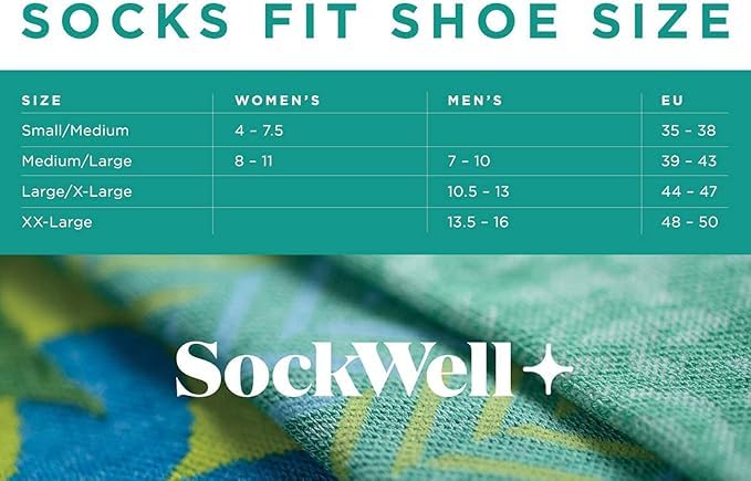 Foto 2 | Calcetín De Compresión Sockwell Circulator Solid Denim Para Mujer - Venta Internacional.