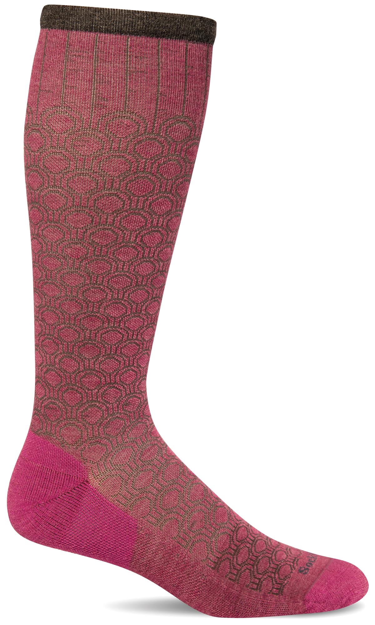 Foto 2 pulgar | Calcetín De Compresión Sockwell Deco Dot Para Mujer Raspberry S/m - Venta Internacional.