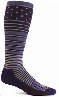 Foto 1 | Calcetín De Compresión Sockwell Twister Firm Graduated Blackberry - Venta Internacional.