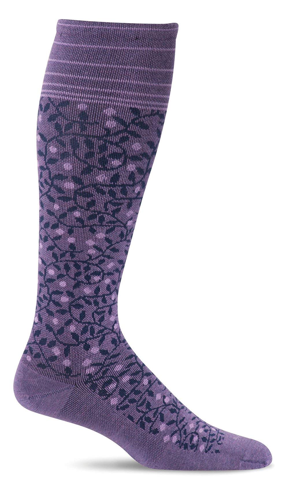 Foto 1 | Calcetín De Compresión Sockwell New Leaf Firm Para Mujer Plum S/m - Venta Internacional.