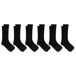Foto 2 | Calcetines Hasta La Rodilla Dr. Scholl's Travel Compression, 6 Pares, Negros - Venta Internacional.