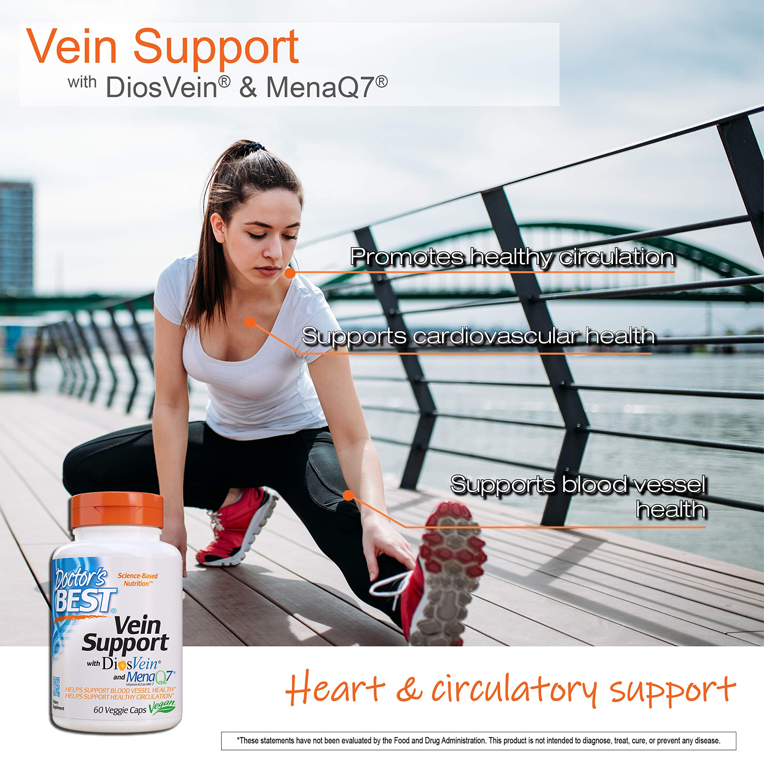 Foto 4 pulgar | Suplemento Doctor's Best Vein Support Diosvein & Menaq7 60 - Venta Internacional.
