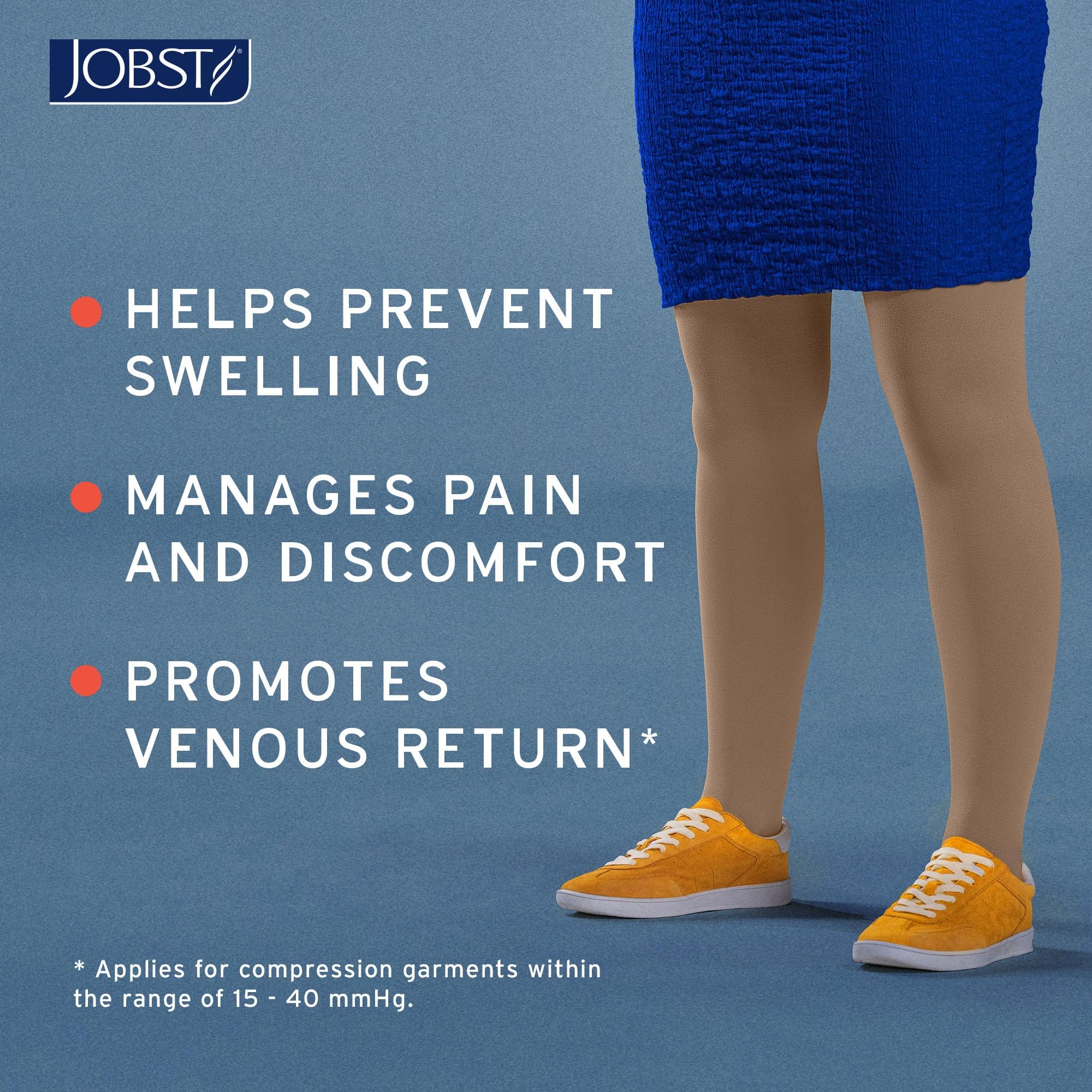 Foto 4 | Medias De Compresión Jobst Relief De 20 A 30 Mm Hg Hasta La Rodilla - Venta Internacional.