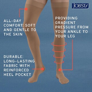 Foto 3 | Medias De Compresión Jobst Relief De 20 A 30 Mm Hg Hasta La Rodilla - Venta Internacional.