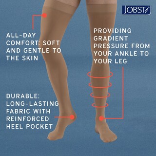 Foto 6 | Calcetines De Compresión Jobst Relief Knee High 20-30 Mmhg Negros - Venta Internacional.