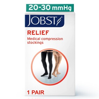 Foto 2 | Calcetines De Compresión Jobst Relief 20-30 Mmhg Hasta El Muslo Color Beige - Venta Internacional.
